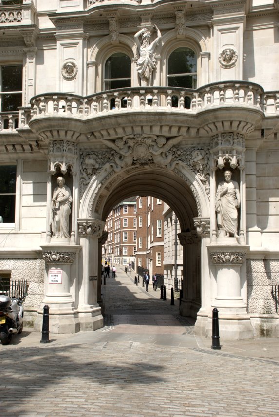 The Lower Entrance to Middle Temple, London, England, Great Britain