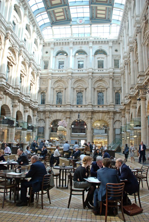 The Old Royal Stock Exchange, London, England, Great Britain