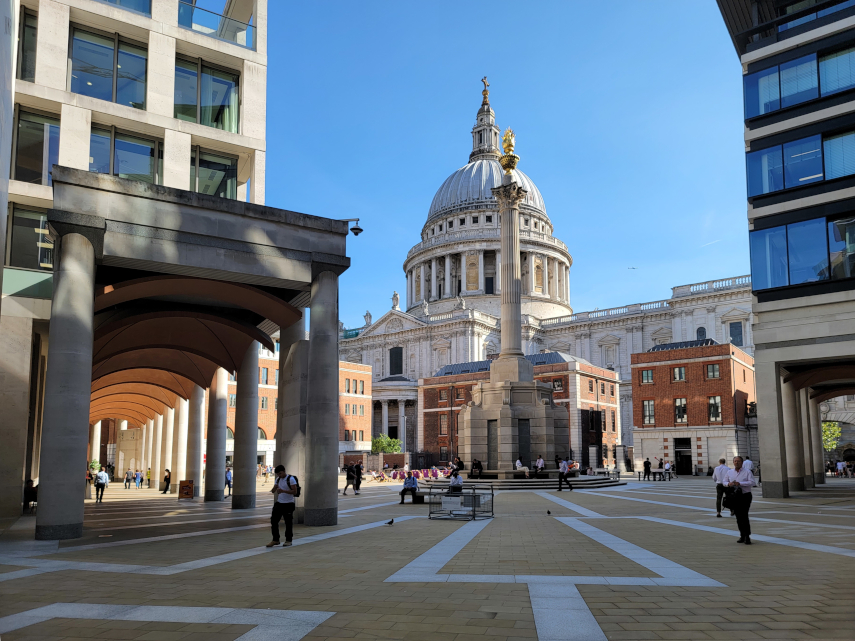 Paternoster Square, St. Pauls Cathedral, London, England, Great Britain