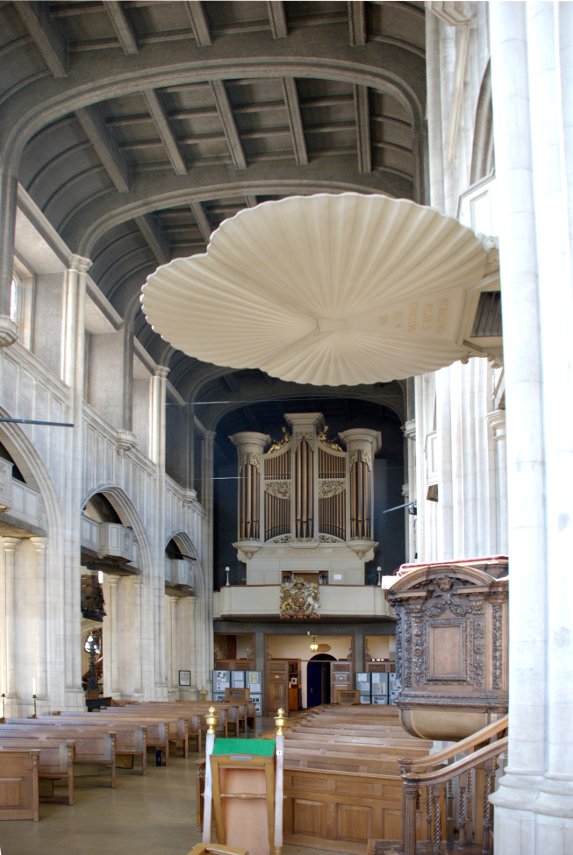 The Nave, All Hallows by the Tower, Tower Hill, London, England, Great Britain