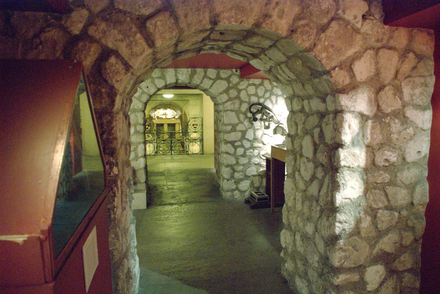 The Saxon Crypt, All Hallows by the Tower, Tower Hill, London, England, Great Britain