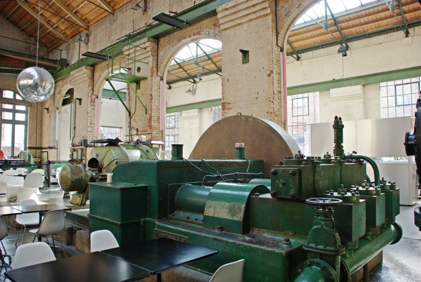 The Old Hydraulic Power Station Interior, Wapping, London