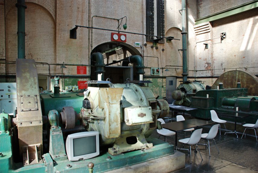 The Old Hydraulic Power Station Interior, Wapping, London