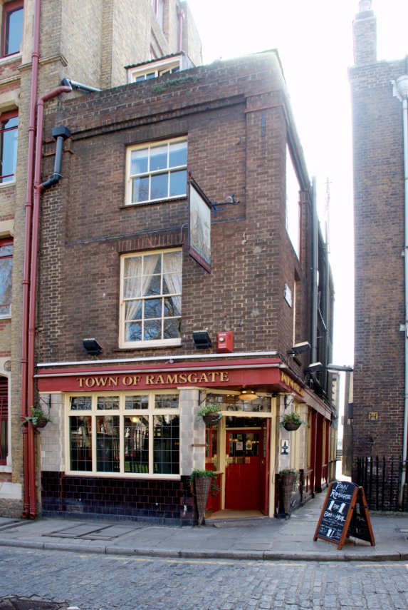 The Town of Ramsgate Pub, Wapping, London, England, Great Britain