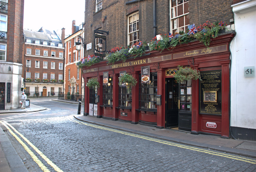 Shepherds Tavern, Shepherd Market, London, England, Great Britain