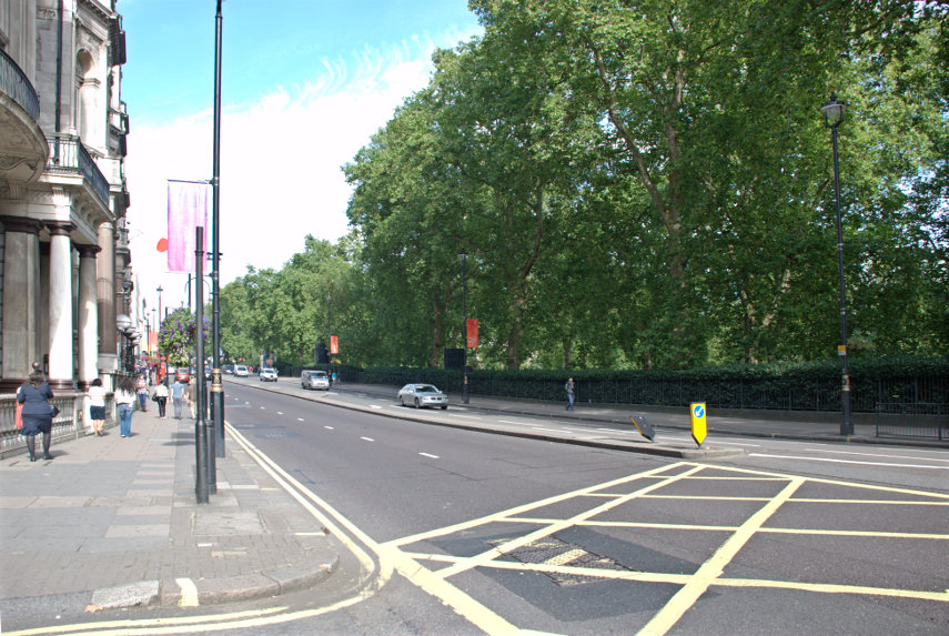 Piccadilly and Green Park, London, England, Great Britain