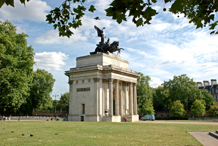 The Wellington Arch, Piccadilly, London, England, Great Britain