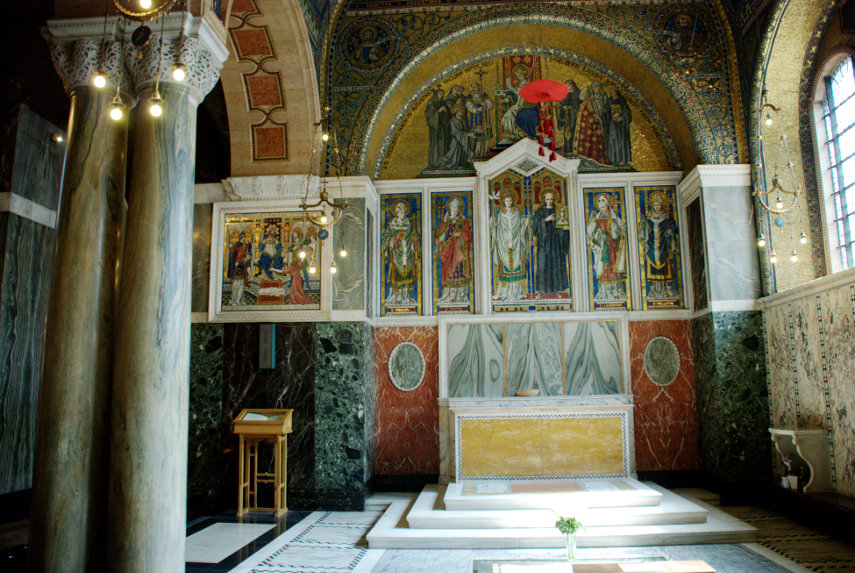 A side chapel, Westminster Cathedral, London, Great Britain