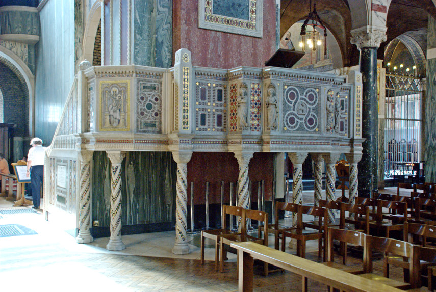 The Pulpit, Westminster Cathedral, London, Great Britain
