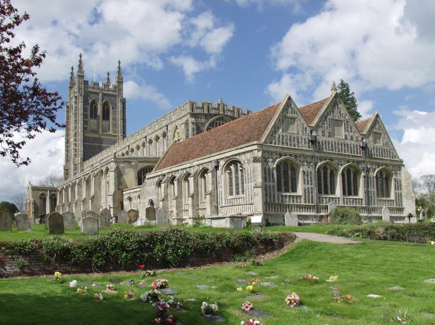 Photograph of Holy Trinity Church, Long Melford, Suffolk, England