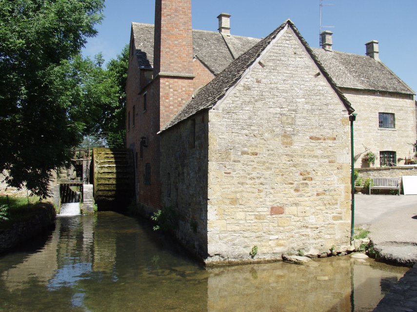The Mill Wheel, Lower Slaughter, Gloucestershire, England, Great Britain