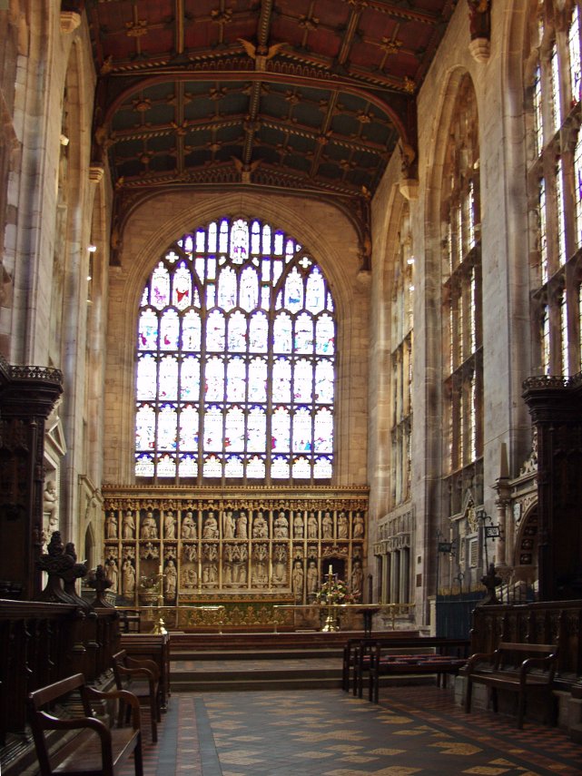 The Chancel, St. Laurence Church, Ludlow, Shropshire, England, Great Britain