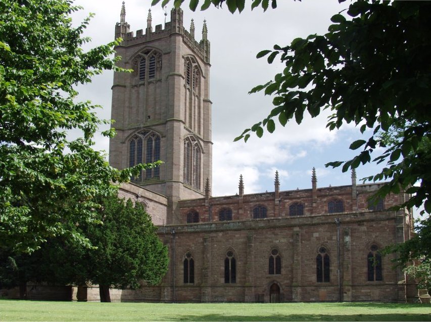St. Laurence Church, Ludlow, Shropshire, England, Great Britain