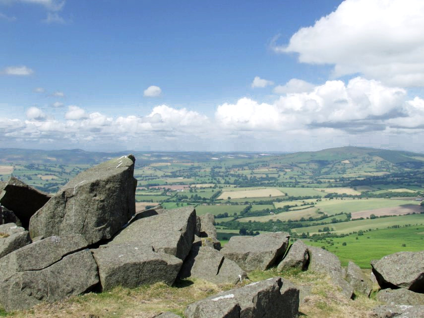 Photograph of a view near Ludlow, Shropshire, England - Landscapes