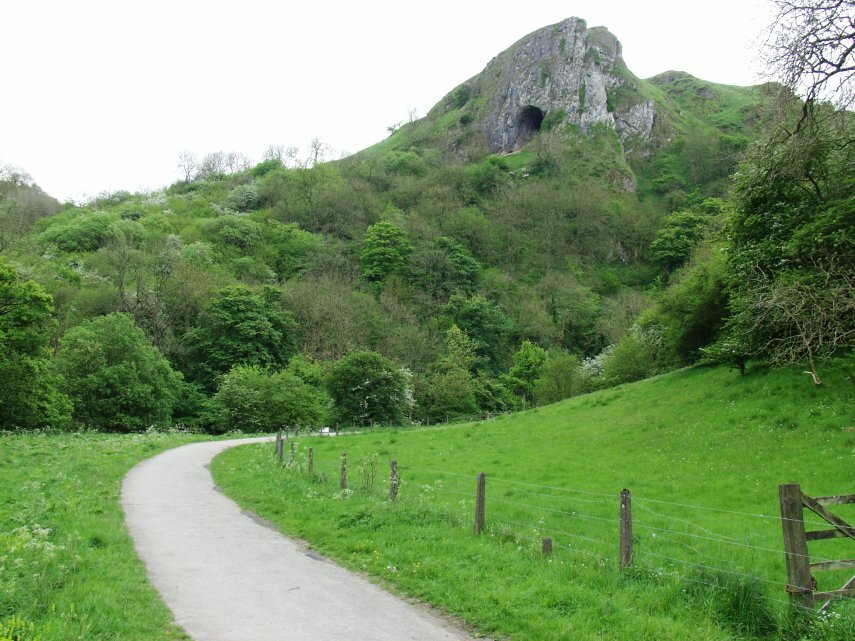 Thor's Cave, Manifold Valley, Derbyshire, England, Great Britain