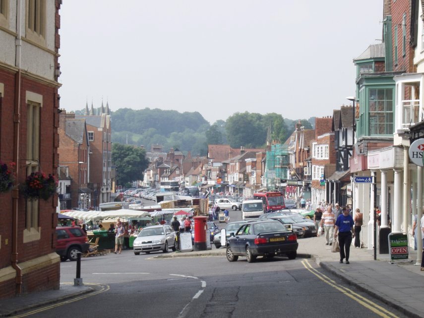 High Street, Marlborough, Wiltshire, England, Great Britain