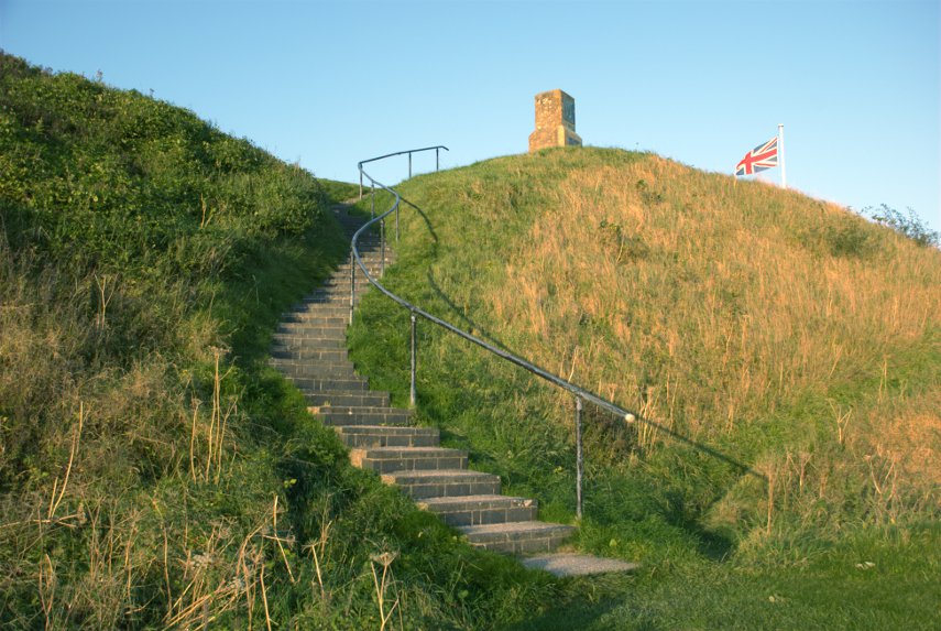 The top of Castle Hill, Mere, Wiltshire, England, Great Britain