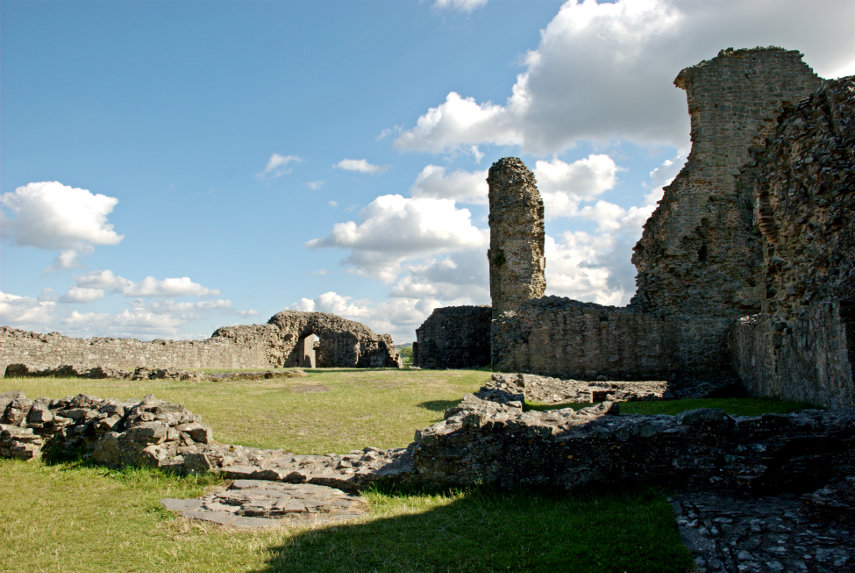The Inner Ward, Montgomery Castle, Montgomery, Mongomeryshire