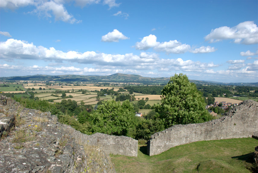 The Outer Ward, Montgomery Castle, Montgomery, Mongomeryshire