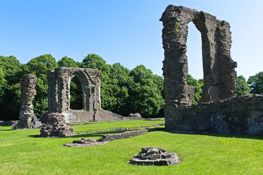 The Main Crossing, Neath Abbey Church, Neath, Glamorgan