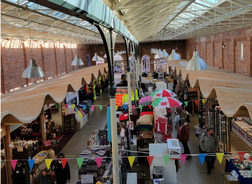 The Market Hall Interior, Newtown, Mongomeryshire