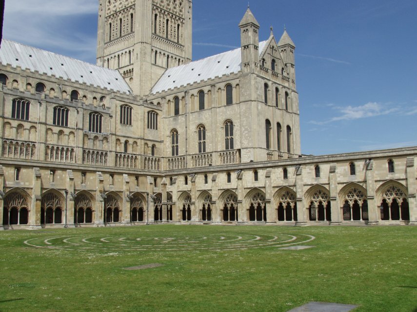 The Cloisters, Norwich Cathedral, Norwich, Norfolk, England, Great Britain