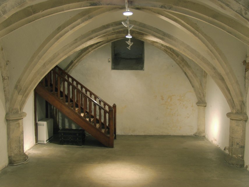 The Undercroft, Strangers Hall, Norwich, Norfolk, England, Great Britain