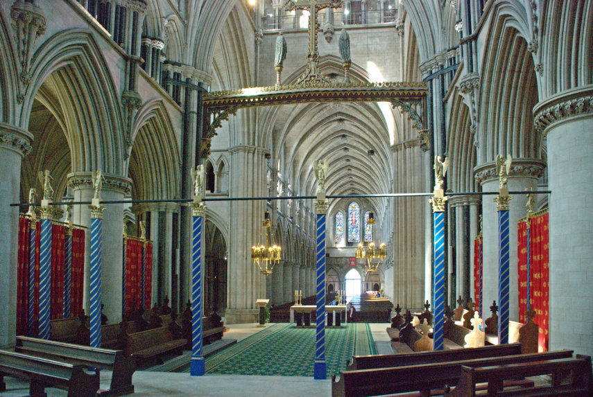 The Quire, St. John's Cathedral and Garden, Norwich, Norfolk, England, Great Britain