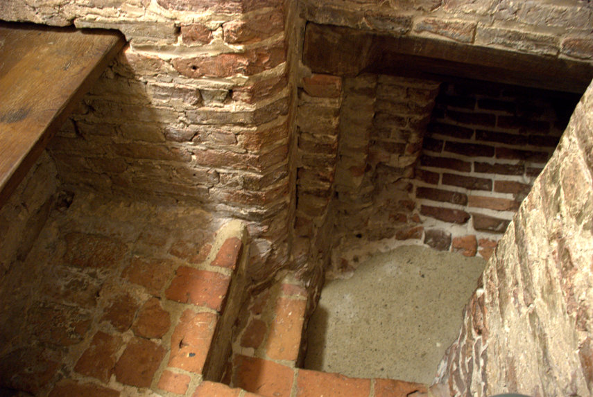 The Priest's Hole, Oxburgh Hall, Oxburgh, Norfolk, England, Great Britain