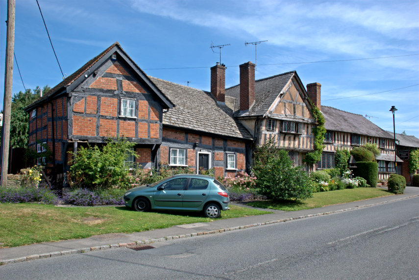 Timber-framed Buildings, Pembridge, Herefordshire, England, Great Britain