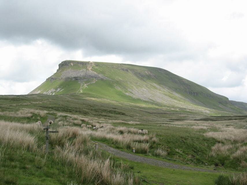 Photograph of Pen-y-Ghent, Yorkshire, England
