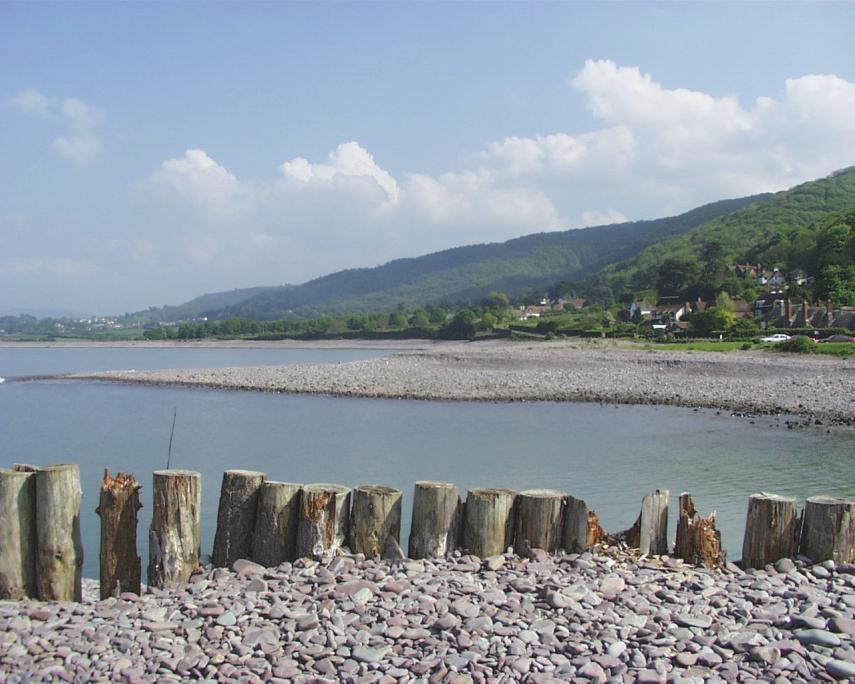 Photograph of Porlock Bay from Porlock Weir, Porlock, Somerset, England