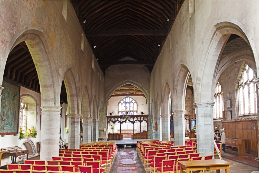 The Nave, St. Andrews Church, Presteigne, Radnorshire