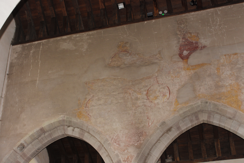 Wall paintings, St. Andrews Church, Presteigne, Radnorshire, Wales