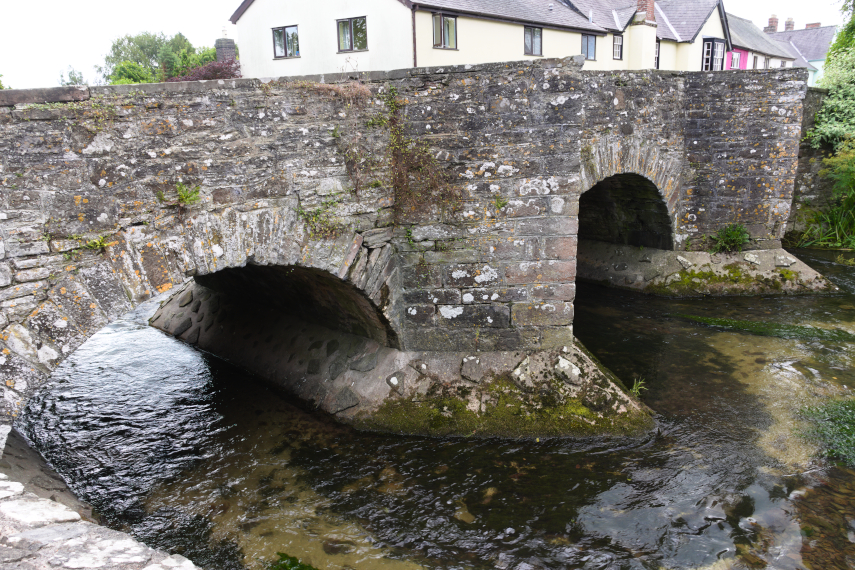 The old bridge, Presteigne, Radnorshire, Wales