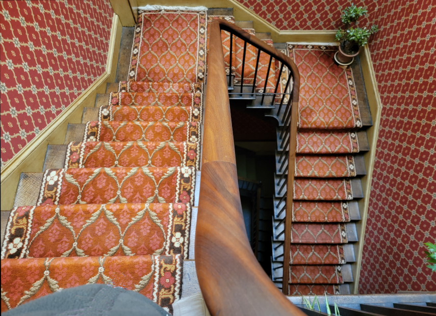 View of the stairwell, Judge's Lodgings, Presteigne, Radnorshire, Wales
