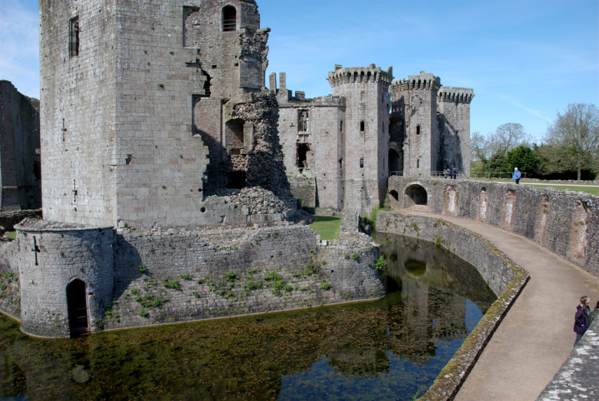 Part of the moat, Raglan Castle, Monmouthshire