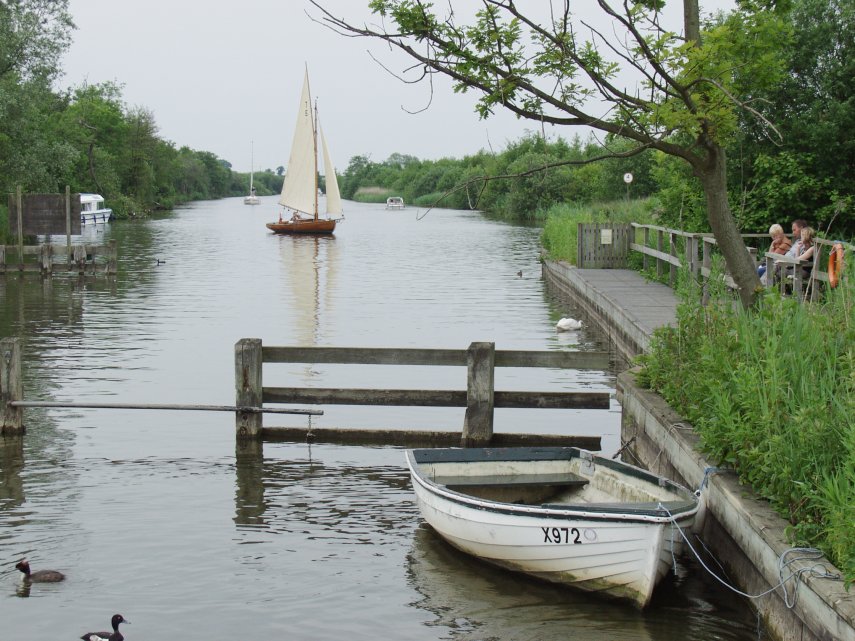 Ranworth Broad, Ranworth, Norfolk, England, Great Britain