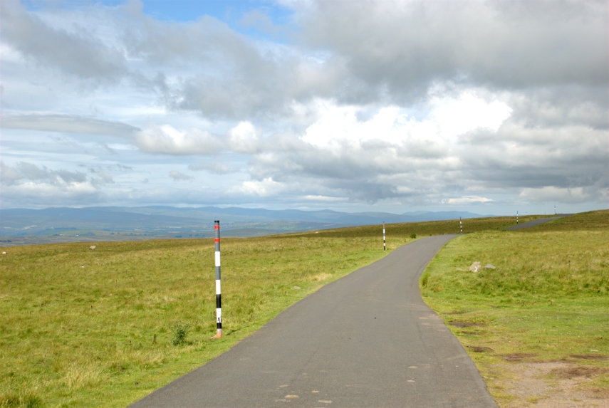 We reach our maximum height, Cumbria, England, Great Britain