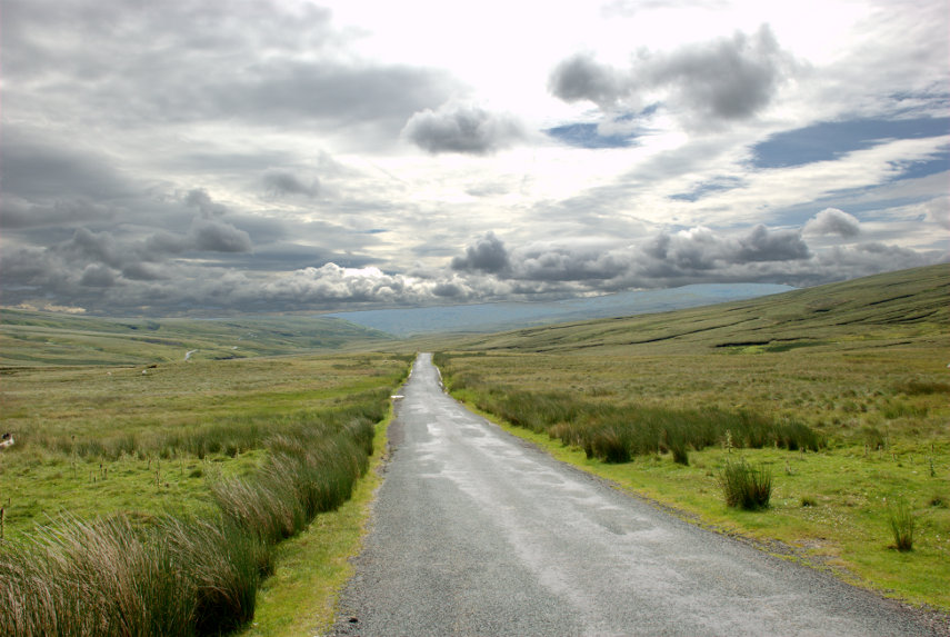 The view towards Keld, Cumbria, England, Great Britain