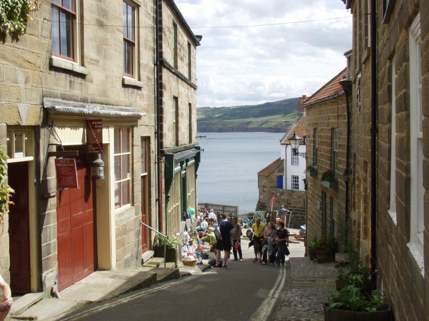 King Street, Robin Hood's Bay, Yorkshire, England, Great Britain