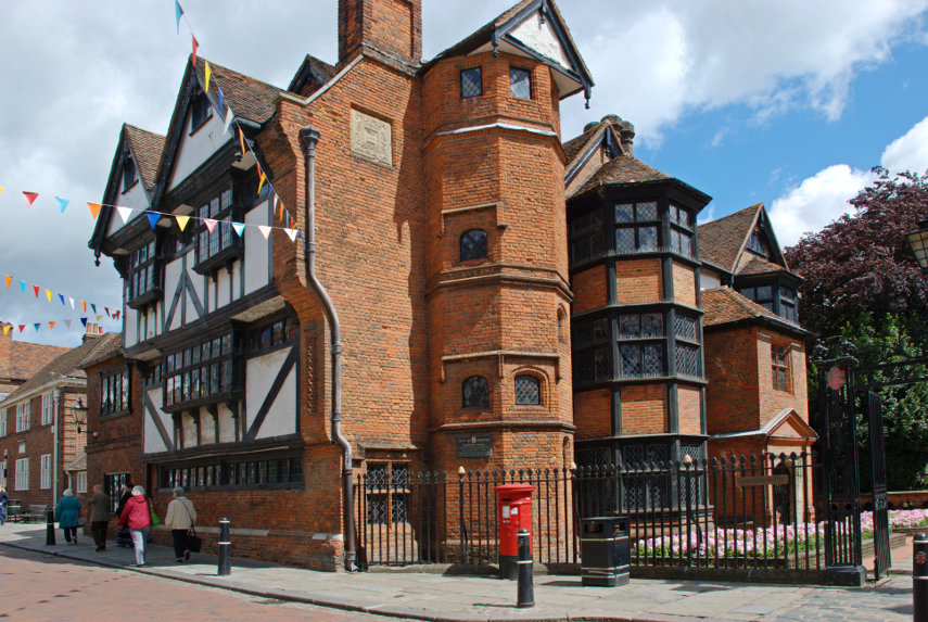 16th Century Eastgate House, Rochester, Kent, England, Great Britain