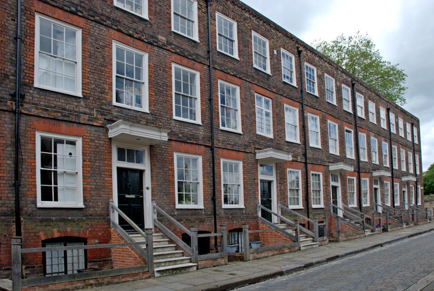 Minor Canon Row, Rochester, Kent, England, Great Britain
