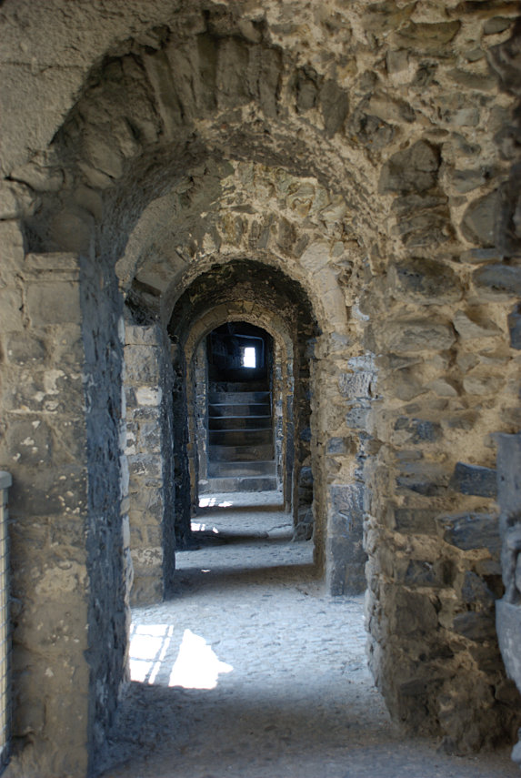 A Medieval Passageway, Rochester Castle, Rochester, Kent, England, Great Britain