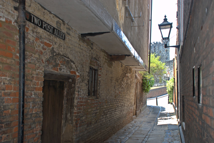 Two Post Alley, Rochester, Kent, England, Great Britain