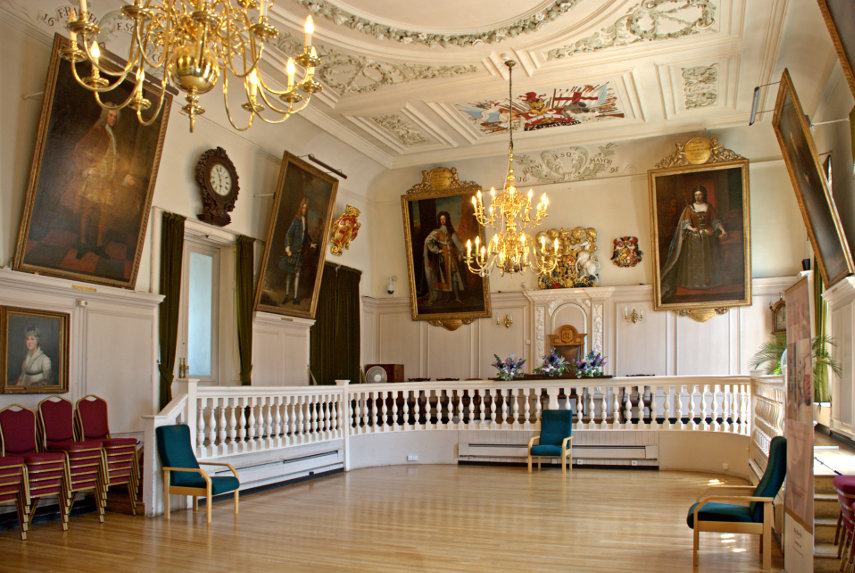 The 17th Century Guildhall Chamber, Rochester, Kent, England, Great Britain