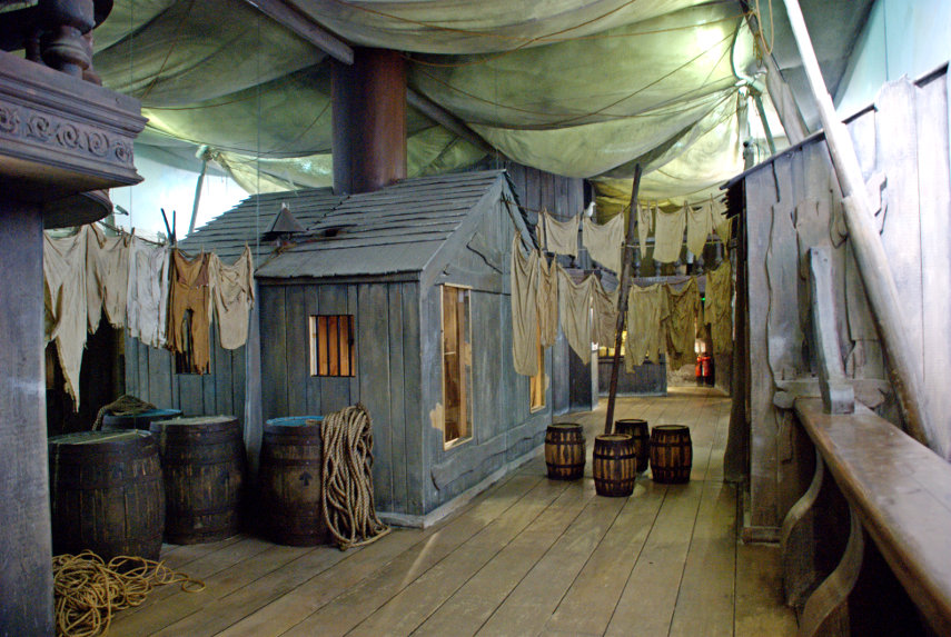 The Hulks Exhibit, Guildhall Museum, Rochester, Kent, England, Great Britain
