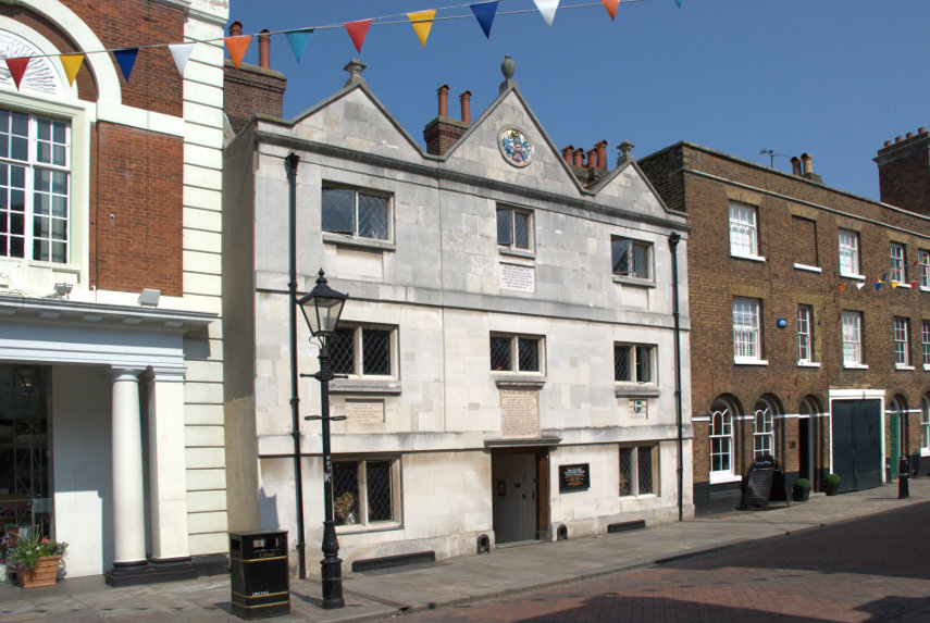 The Six Poor Travellers House, High Street, Rochester, Kent, England, Great Britain