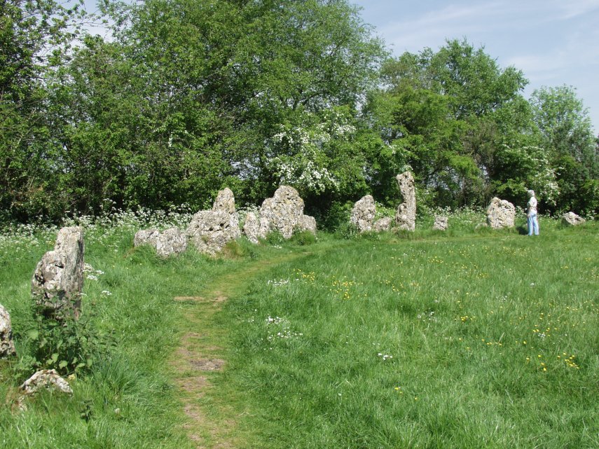 The Rollright Stones, Chipping Campden, Gloucestershire, England, Great Britain