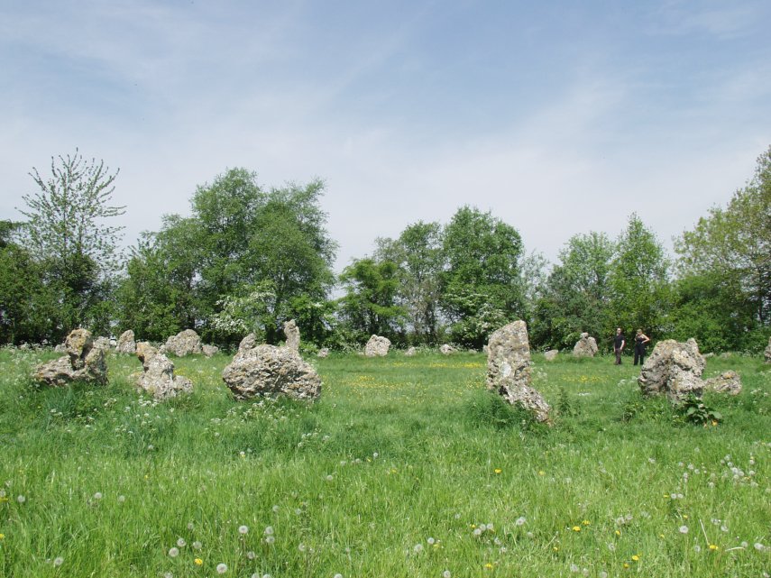 The Rollright Stones, Oxfordshire, England, Great Britain